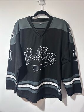 Bad Boy Men’s Black & Gray Biggie Hockey Jersey